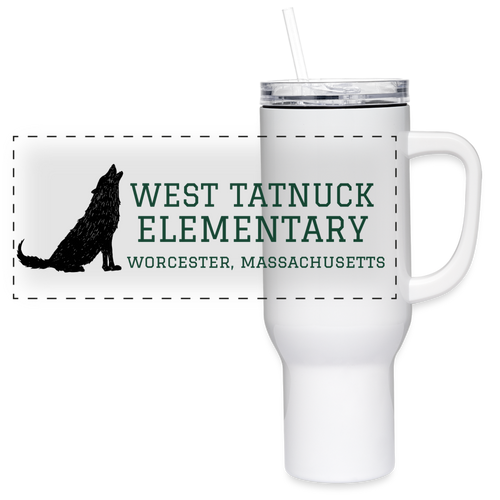 West Tatnuck Elementary 40 Oz Tumbler 073 - white