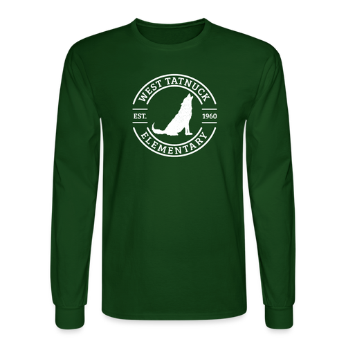 West Tatnuck Elementary Long Sleeve - 017 - forest green