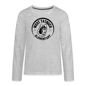 West Tatnuck Elementary KIDS Long Sleeve 043 - heather gray