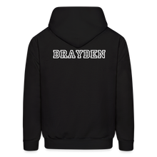 Load image into Gallery viewer, Baseball Mom Customizable Hoodie - Black - black