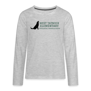 West Tatnuck Elementary KIDS Long Sleeve 040 - heather gray