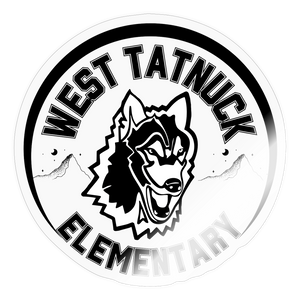 West Tatnuck Elementary Sticker 097 - transparent glossy