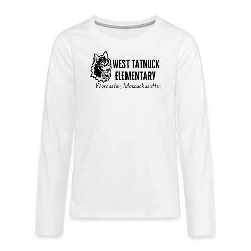 West Tatnuck Elementary KIDS Long Sleeve 099 - white