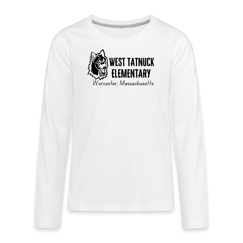 West Tatnuck Elementary KIDS Long Sleeve 099 - white
