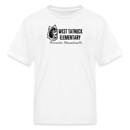 West Tatnuck Elementary KIDS T-Shirt 034 - white