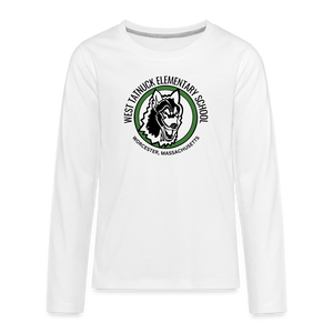 West Tatnuck Elementary KIDS Long Sleeve 044 - white