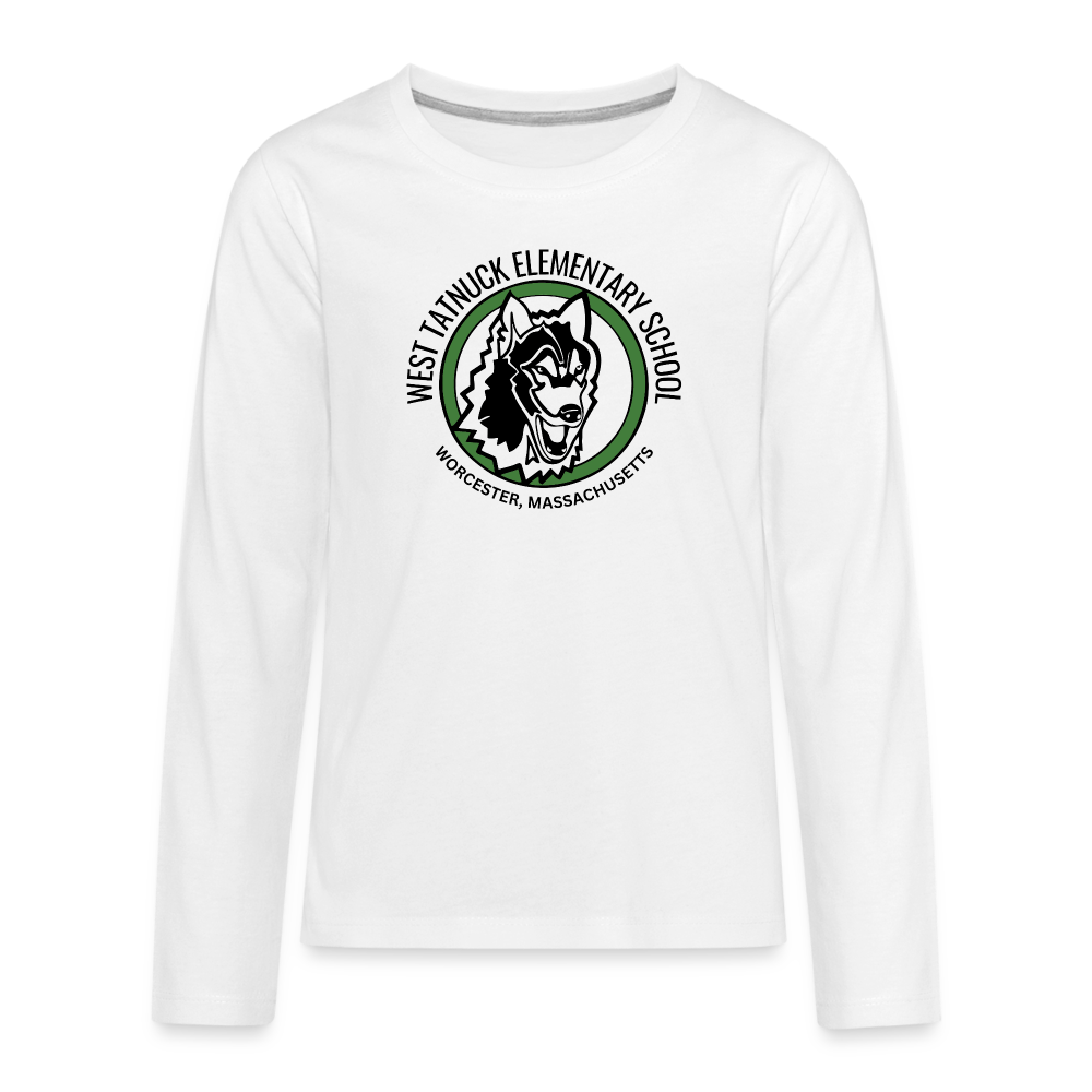 West Tatnuck Elementary KIDS Long Sleeve 044 - white