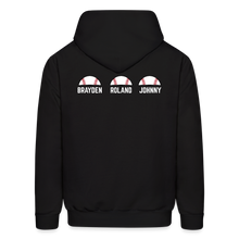 Load image into Gallery viewer, Baseball Mom 2 Customizable Hoodie Black - black