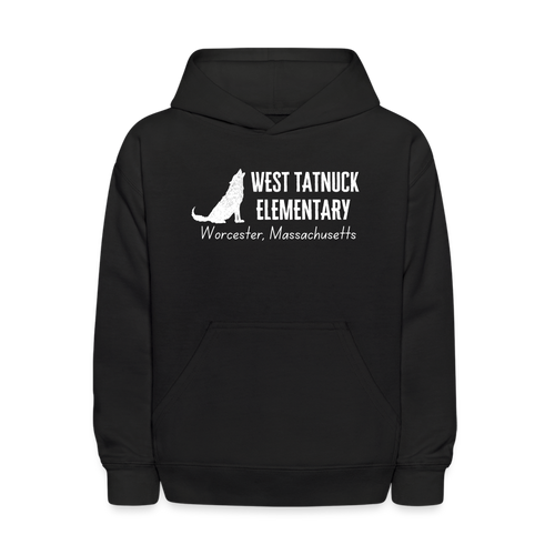 West Tatnuck Elementary Kids Hoodie 071 - black