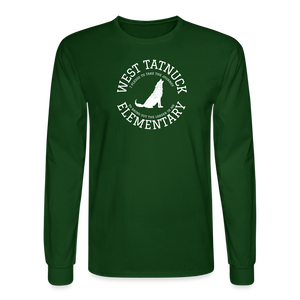 West Tatnuck Elementary Adult Long Sleeve 024 - forest green