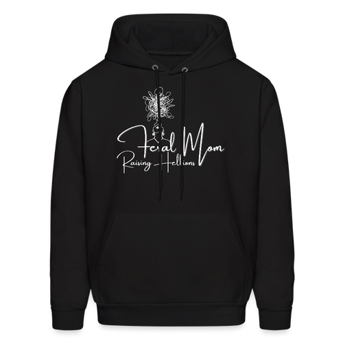 Feral Mom Hoodie - Black - black