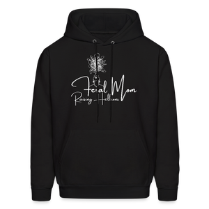 Feral Mom Hoodie - Black - black