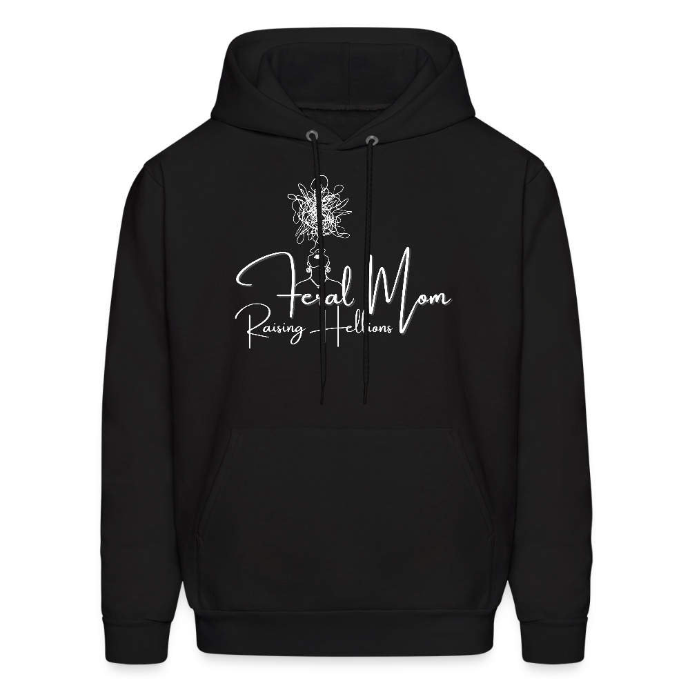 Feral Mom Hoodie - Black - black