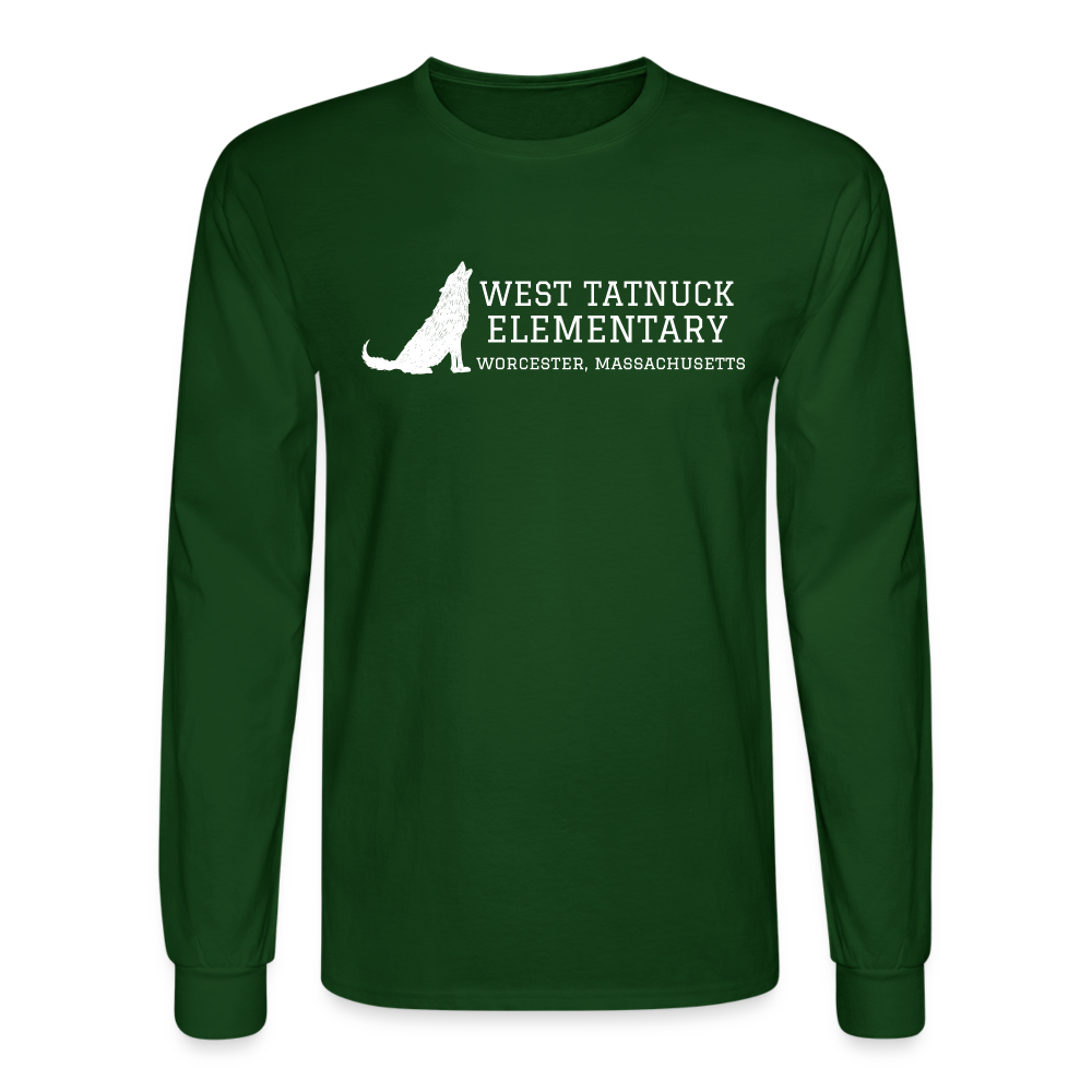 West Tatnuck Elementary Adult Long Sleeve - 018 - forest green