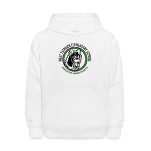 West Tatnuck Elementary Kids Hoodie 068 - white