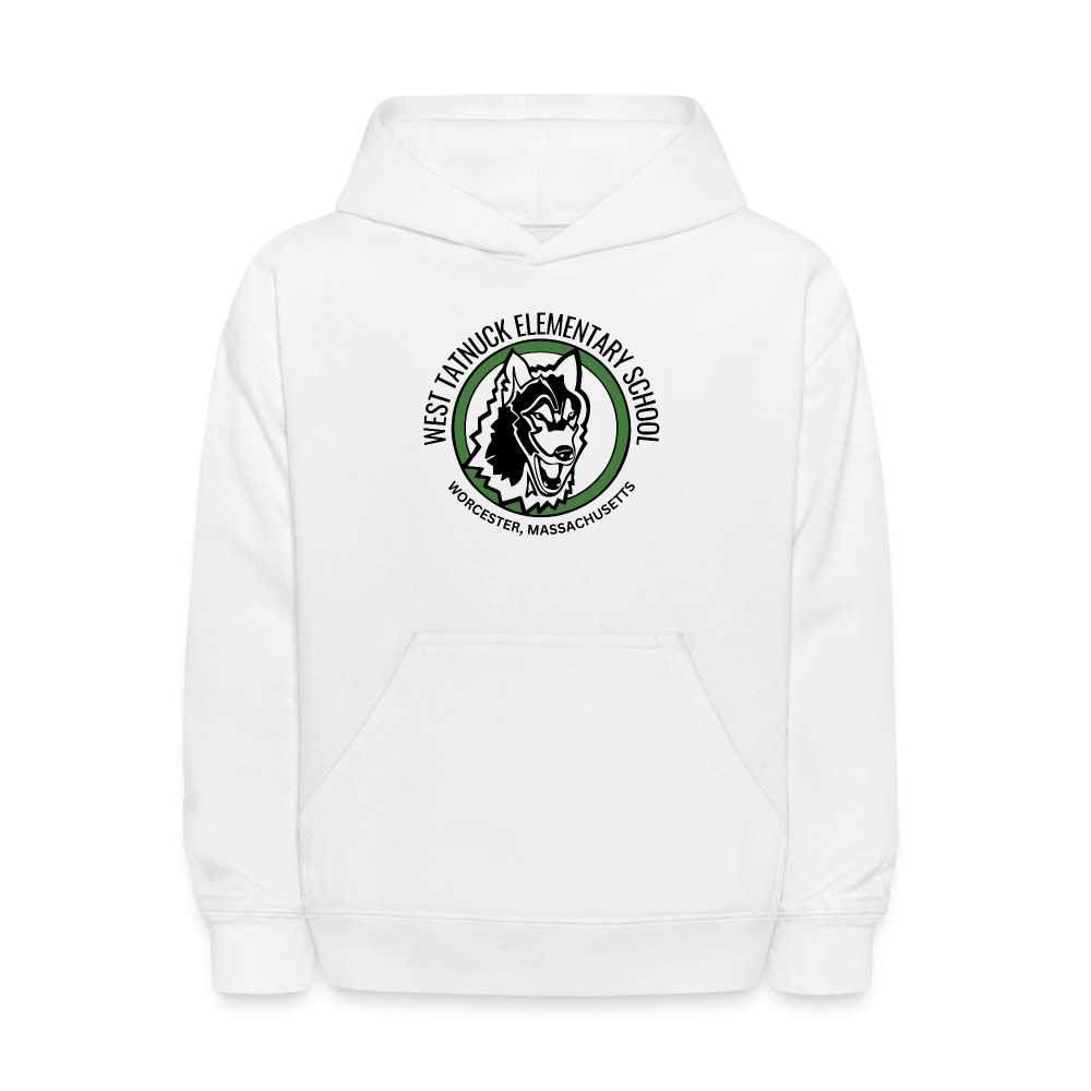 West Tatnuck Elementary Kids Hoodie 068 - white