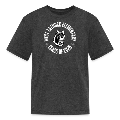 WT Kids T-Shirt 028 - heather black
