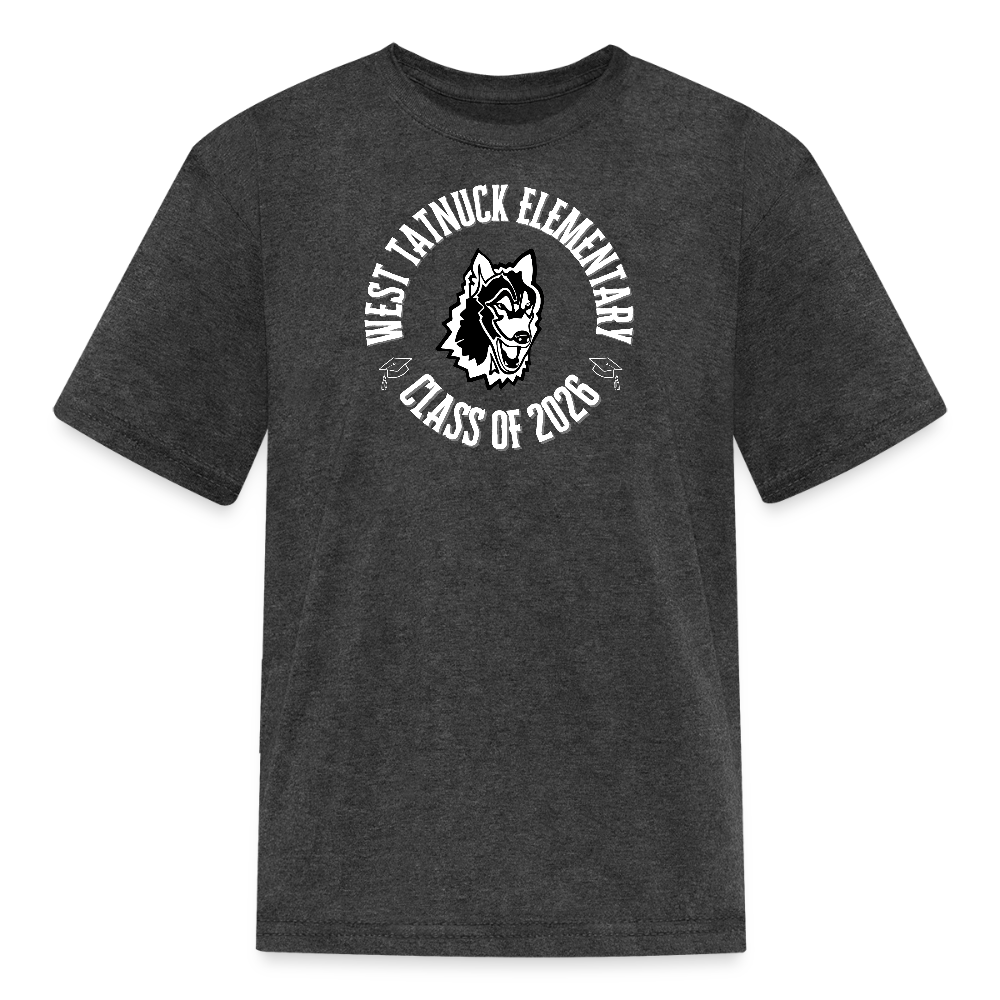 WT Kids T-Shirt 028 - heather black