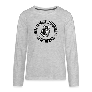 West Tatnuck Elementary KIDS Long Sleeve 045 - heather gray