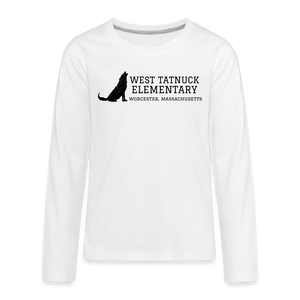 West Tatnuck Elementary KIDS Long Sleeve 037 - white