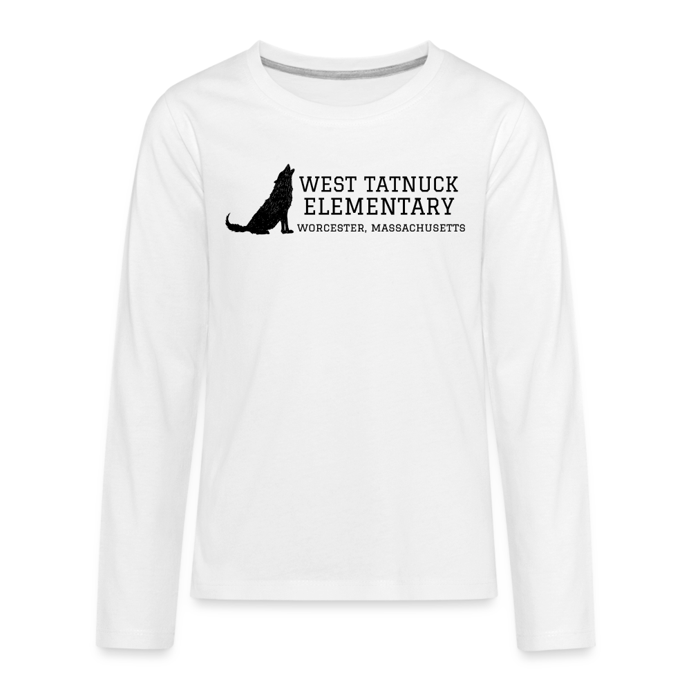 West Tatnuck Elementary KIDS Long Sleeve 037 - white