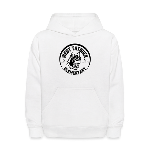 West Tatnuck Elementary Kids Hoodie 067 - white