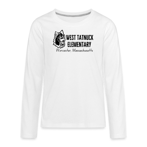 West Tatnuck Elementary KIDS Long Sleeve 047 - white