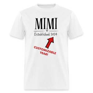 Mimi Unisex Customizable T-Shirt - White