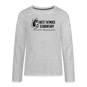 West Tatnuck Elementary KIDS Long Sleeve 099 - heather gray