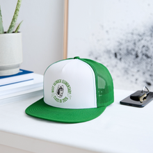 Load image into Gallery viewer, Trucker Hat - white/kelly green
