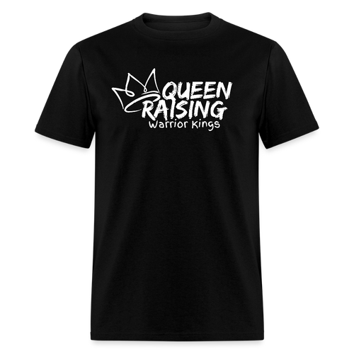 Queen Raising Warrior Kings Unisex T-Shirt - Black - black