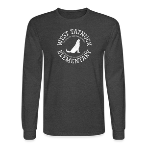 West Tatnuck Elementary Adult Long Sleeve 024 - heather black