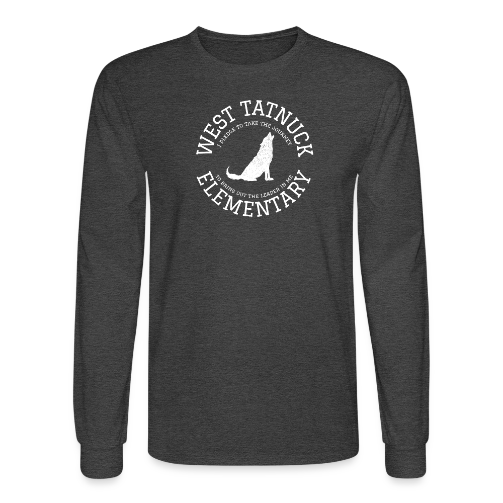 West Tatnuck Elementary Adult Long Sleeve 024 - heather black