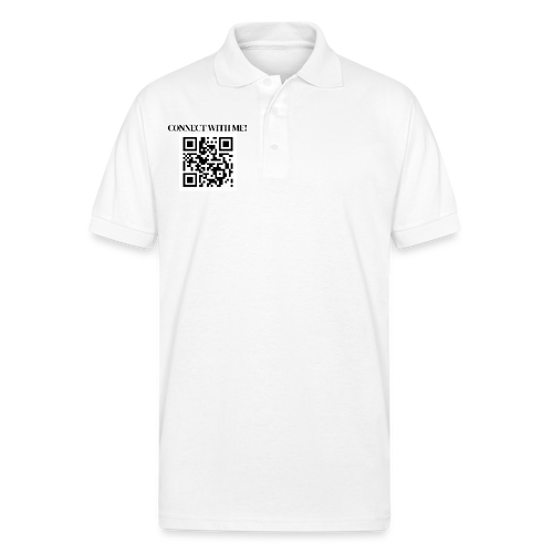 Gildan Unisex 50/50 Jersey Polo - white