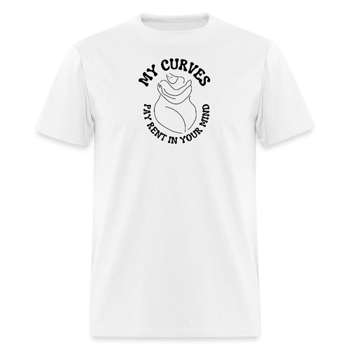 My Curves Unisex T-Shirt - White - white