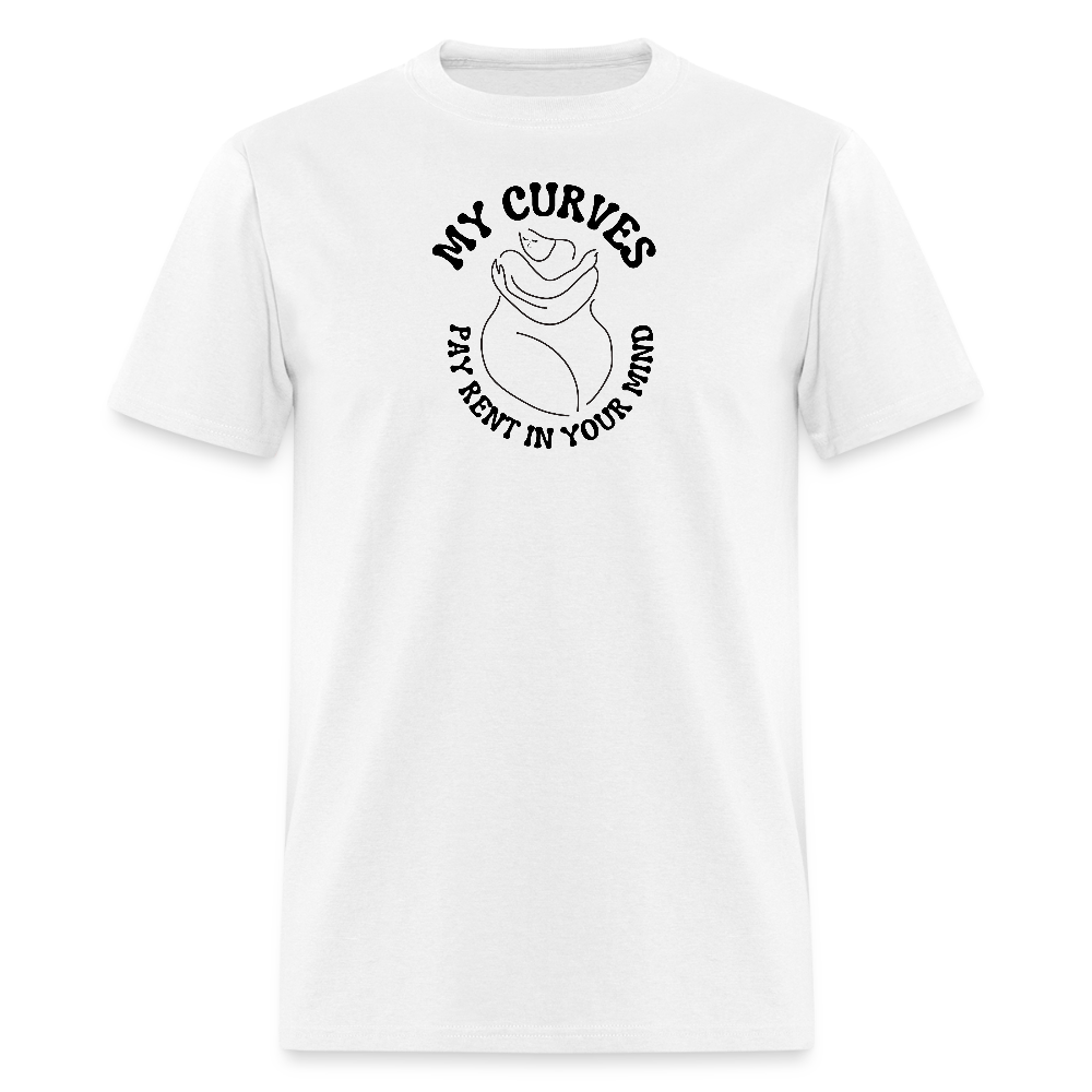 My Curves Unisex T-Shirt - White - white