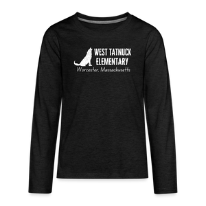 West Tatnuck Elementary KIDS Long Sleeve 047 - charcoal grey