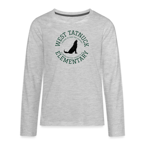 West Tatnuck Elementary KIDS Long Sleeve 039 - heather gray