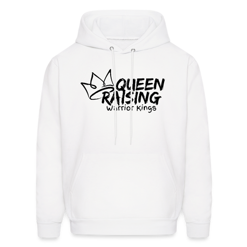 Queen Raising Warrior Kings Hoodie- White - white