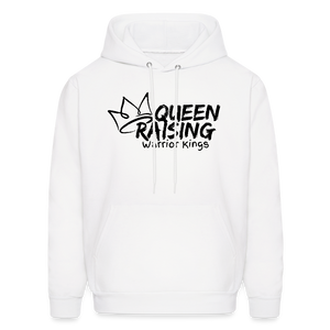Queen Raising Warrior Kings Hoodie- White - white