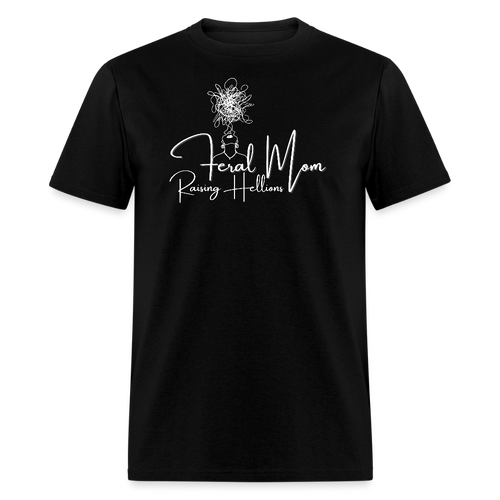 Feral Mom Unisex T-Shirt - Black - black