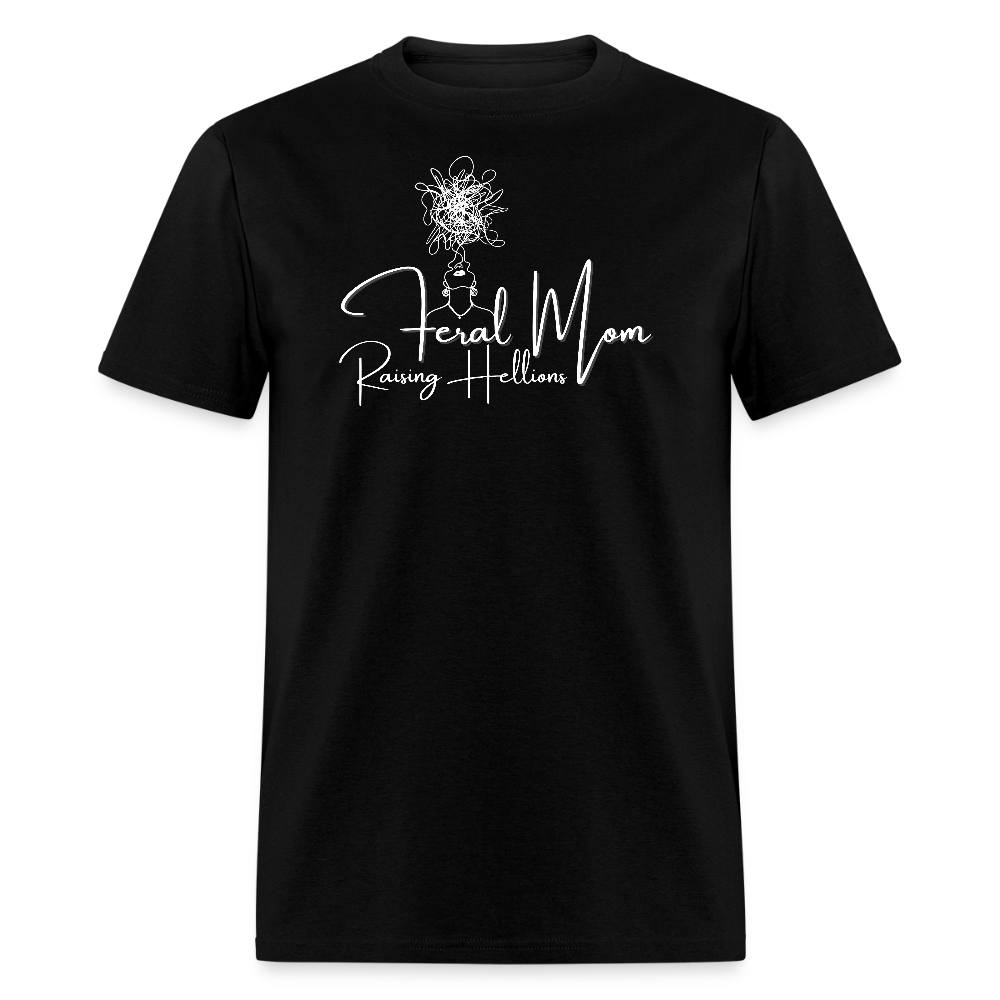 Feral Mom Unisex T-Shirt - Black - black