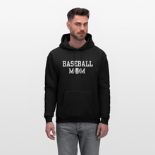 Load image into Gallery viewer, Baseball Mom Customizable Hoodie - Black - black