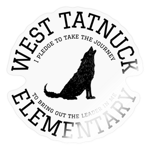 West Tatnuck Elementary Sticker 093 - transparent glossy