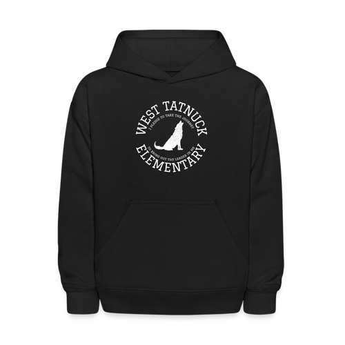 West Tatnuck Elementary Kids Hoodie 072 - black