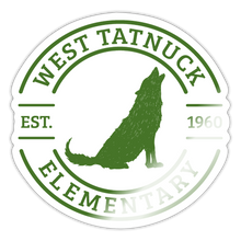 Load image into Gallery viewer, West Tatnuck Elementary Sticker 096 - white glossy