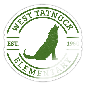 West Tatnuck Elementary Sticker 096 - white glossy