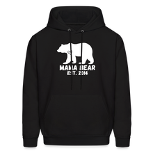 Load image into Gallery viewer, Mama Bear Customizable Hoodie Black - black