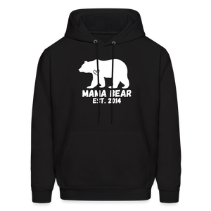 Mama Bear Customizable Hoodie Black - black