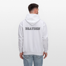 Load image into Gallery viewer, Baseball Mom Customizable Hoodie - White - white